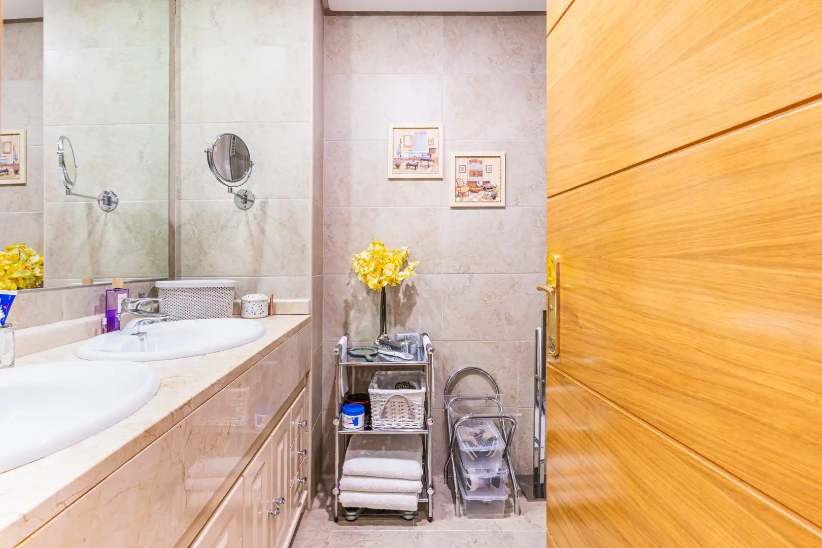 Badezimmer von Wohnung zum Verkauf in Las Rozas de Madrid mit Klimaanlage, Heizung und Parkett