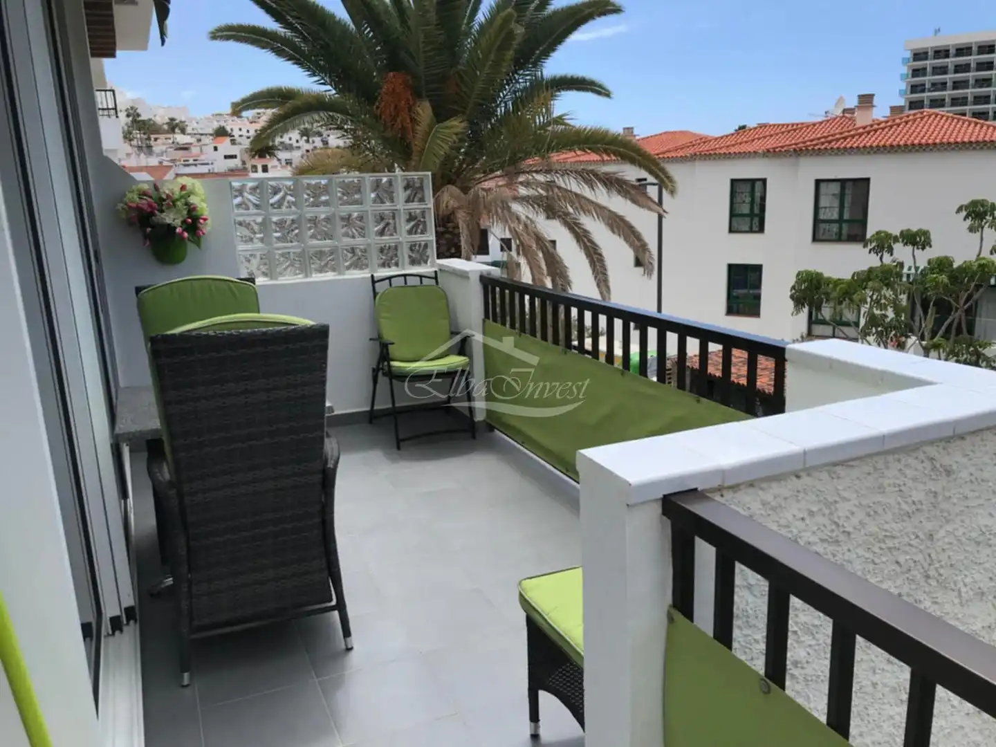 Terrasse von Dachboden zur Miete in Santiago del Teide mit Terrasse und Möbliert