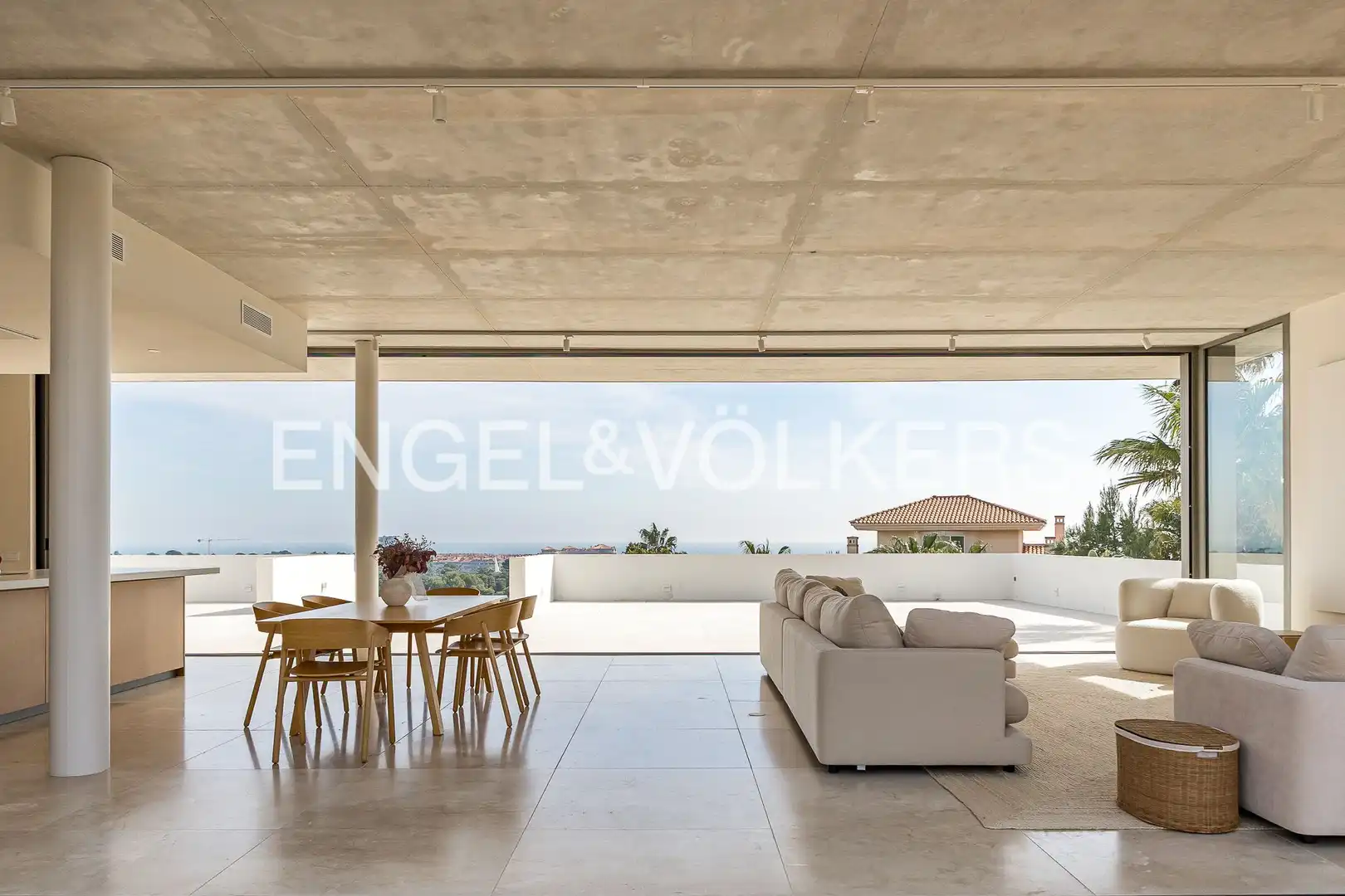 Terraza de Casa o chalet de alquiler en Sitges con Aire acondicionado, Calefacción y Jardín privado