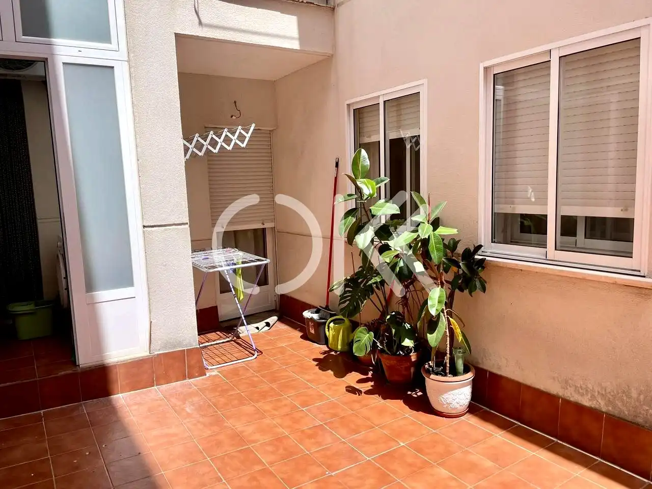 Balcony of Ground floor for rent in Coria  with Air Conditioner, Heating and Furnished