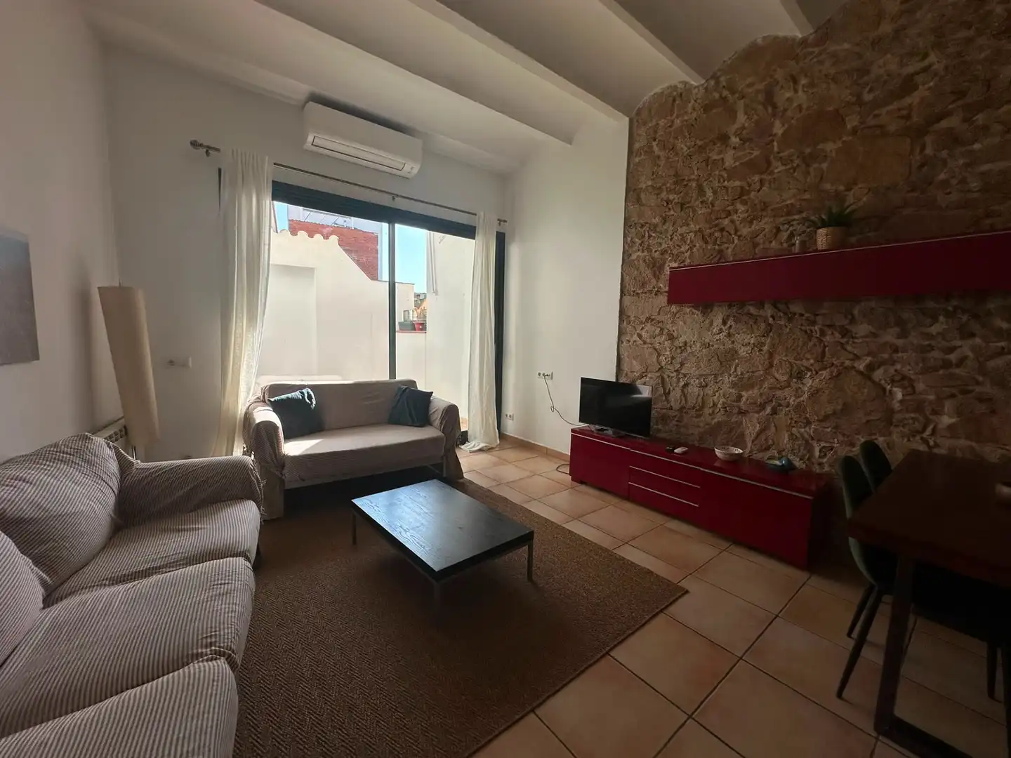 Living room of Flat for rent in Sant Feliu de Guíxols  with Terrace and Furnished