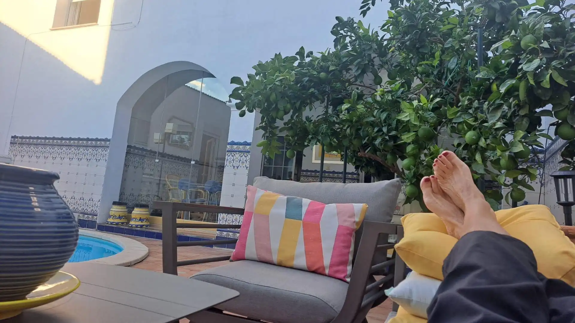 Terraza de Casa o chalet en venta en Salvatierra de los Barros con Aire acondicionado, Terraza y Trastero