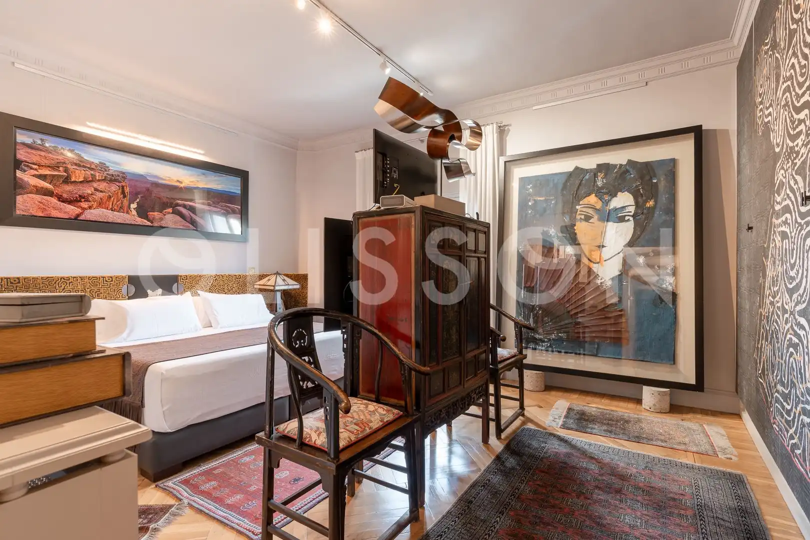 Sala de estar de Piso en venta en Madrid con Aire acondicionado, Calefacción y Trastero