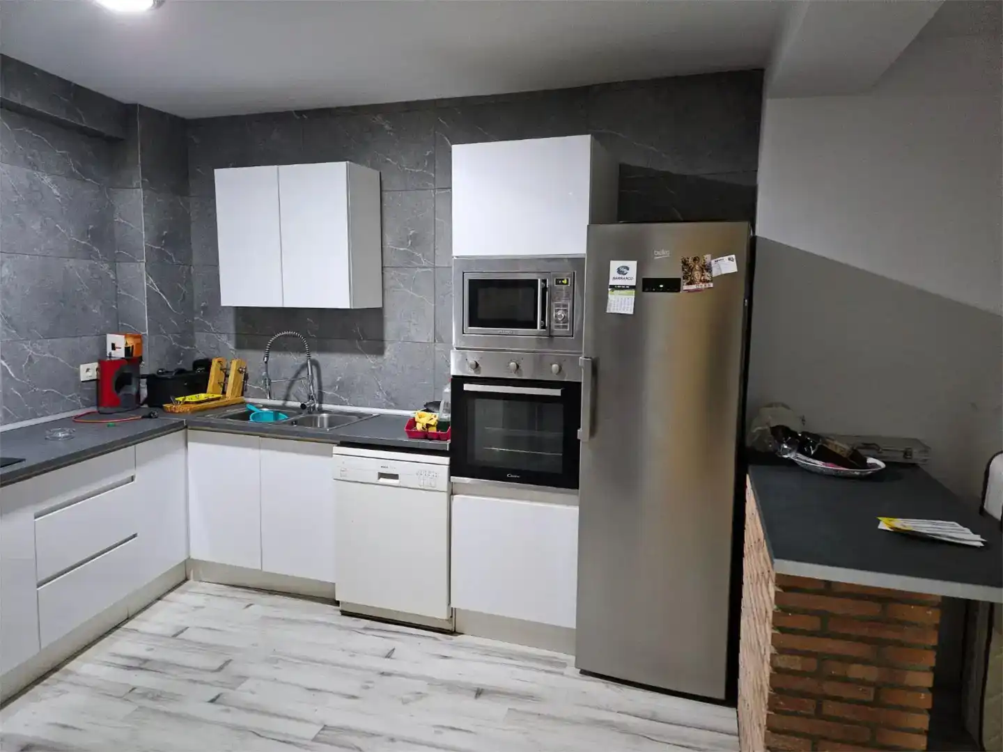 Cuina de Casa adosada en venda en Alcaudete amb Aire condicionat