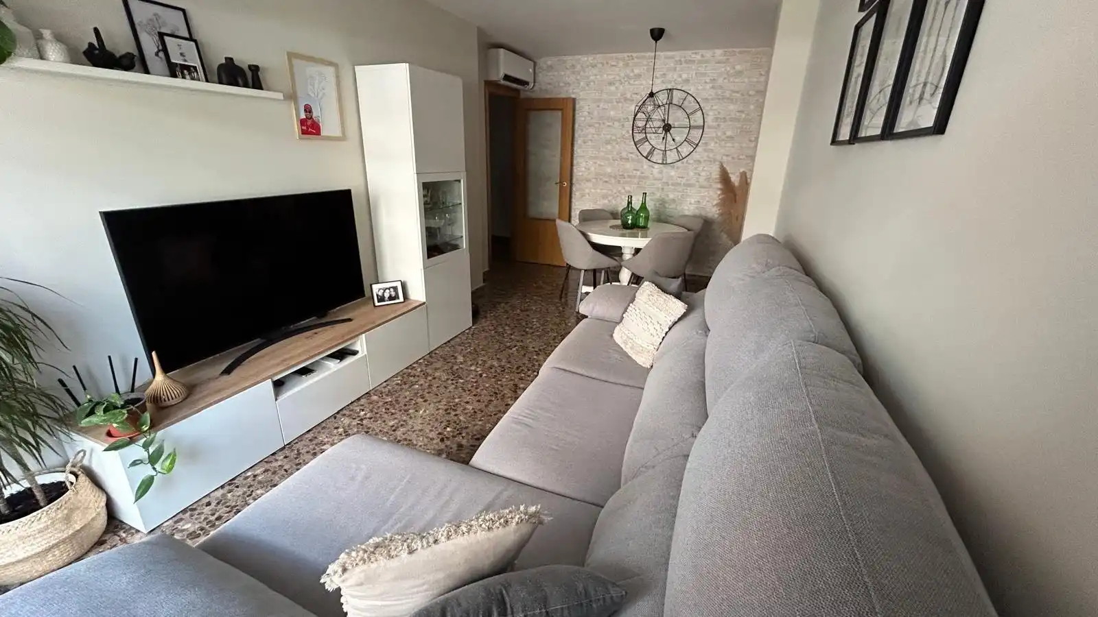 Sala d'estar de Pis en venda en Cullera amb Aire condicionat, Terrassa i Balcó