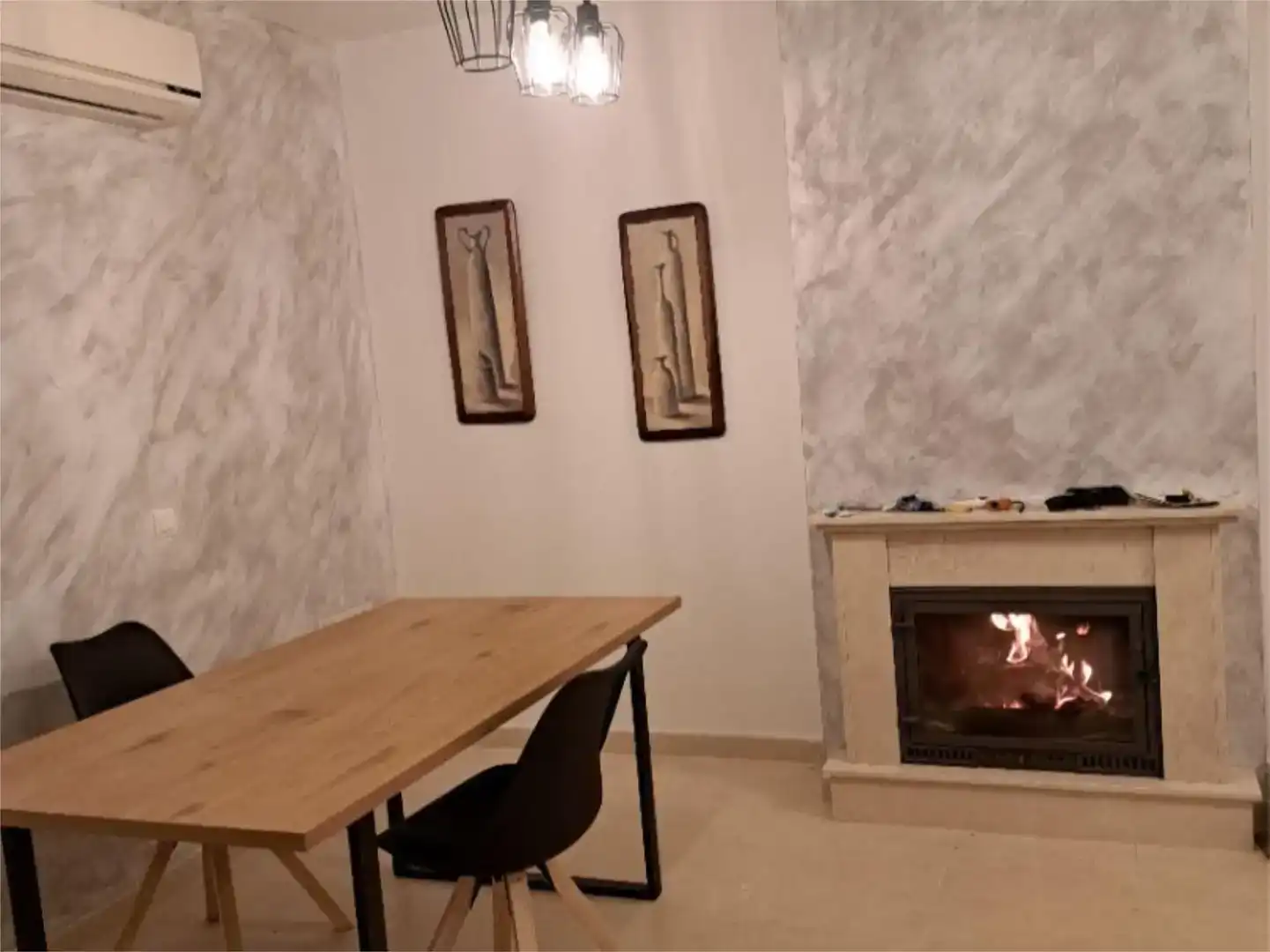 Dining room of Detached homes for rent in Ardales  with Air Conditioner, Parquet flooring and Furnished