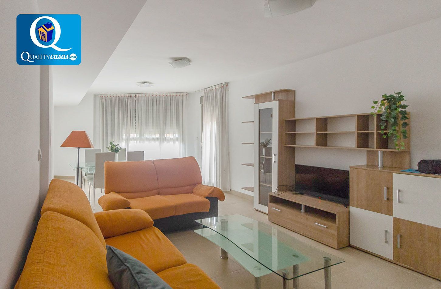 Sala de estar de Piso en venta en San Vicente del Raspeig / Sant Vicent del Raspeig con Aire acondicionado, Terraza y Trastero
