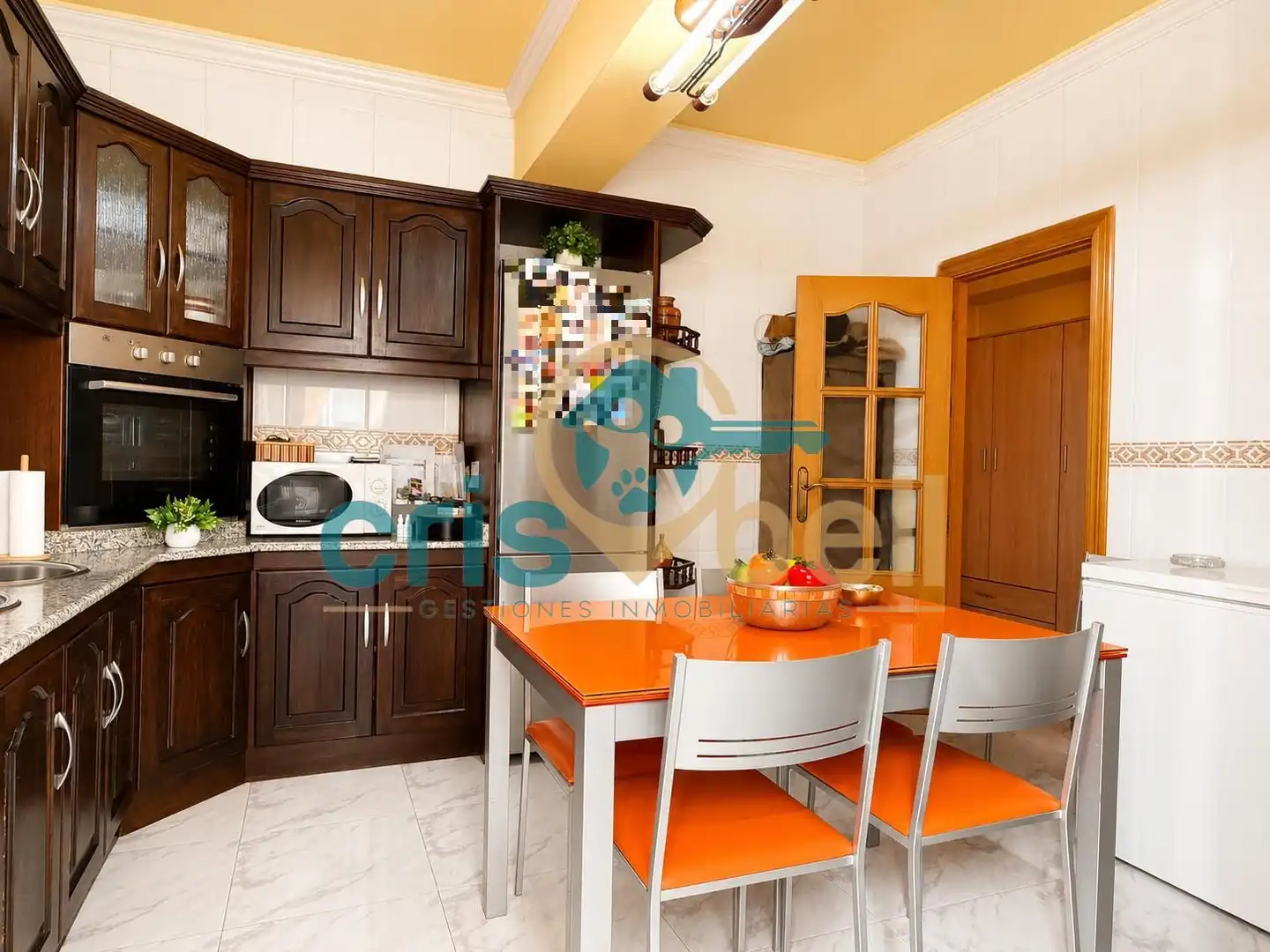 Kitchen of Flat for sale in Lorca  with Storage room, Furnished and Oven