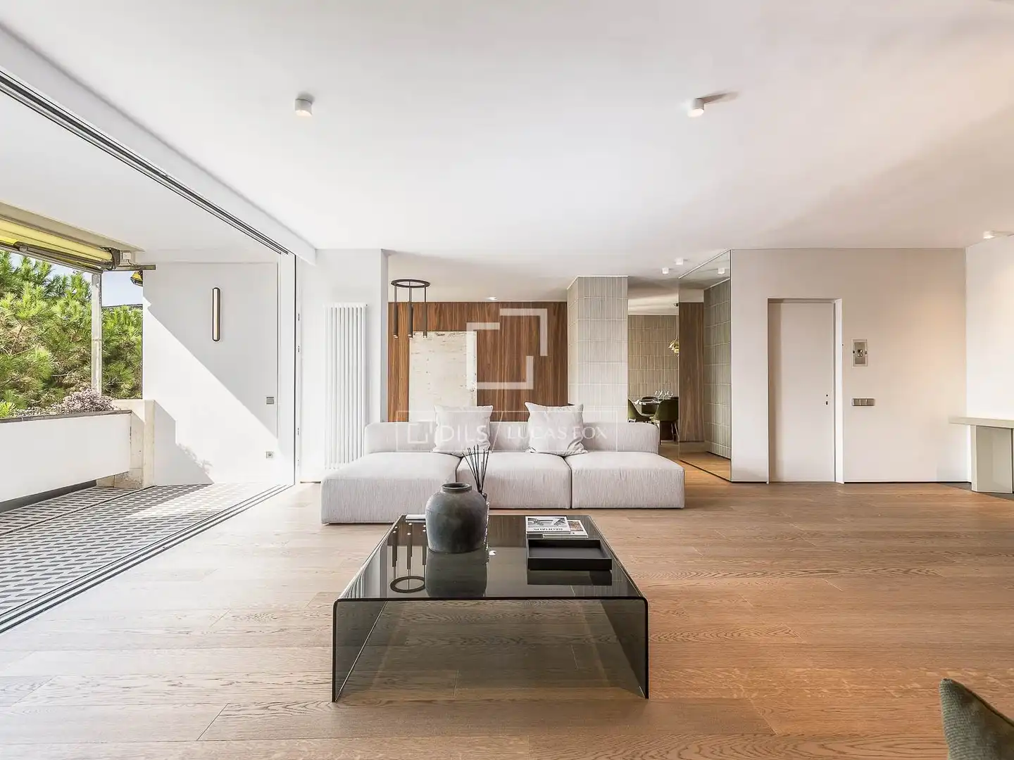 Sala de estar de Piso en venta en Barcelona con Aire acondicionado, Calefacción y Terraza