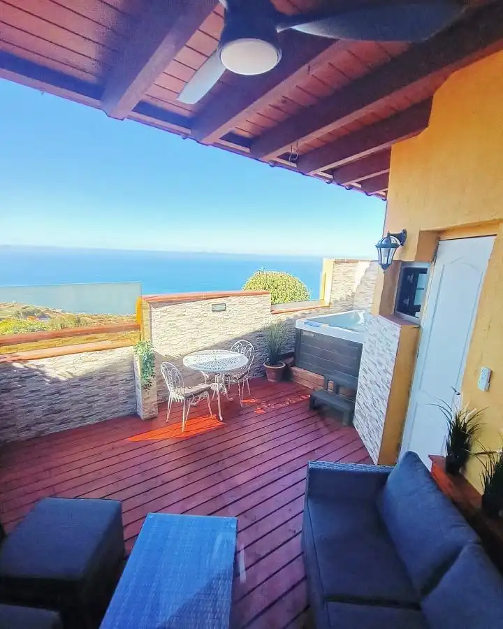 Terraza de Casa o chalet en venta en El Sauzal con Jardín privado, Terraza y Piscina