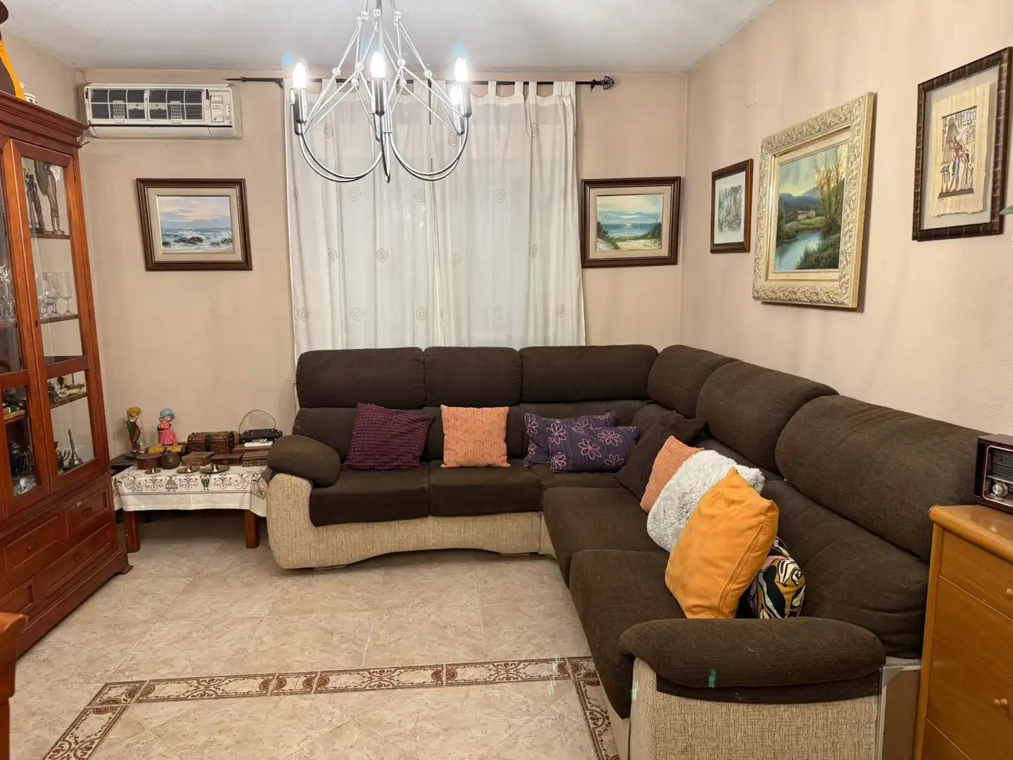 Living room of Detached homes for sale in Argamasilla de Calatrava  with Air Conditioner, Heating and Private garden