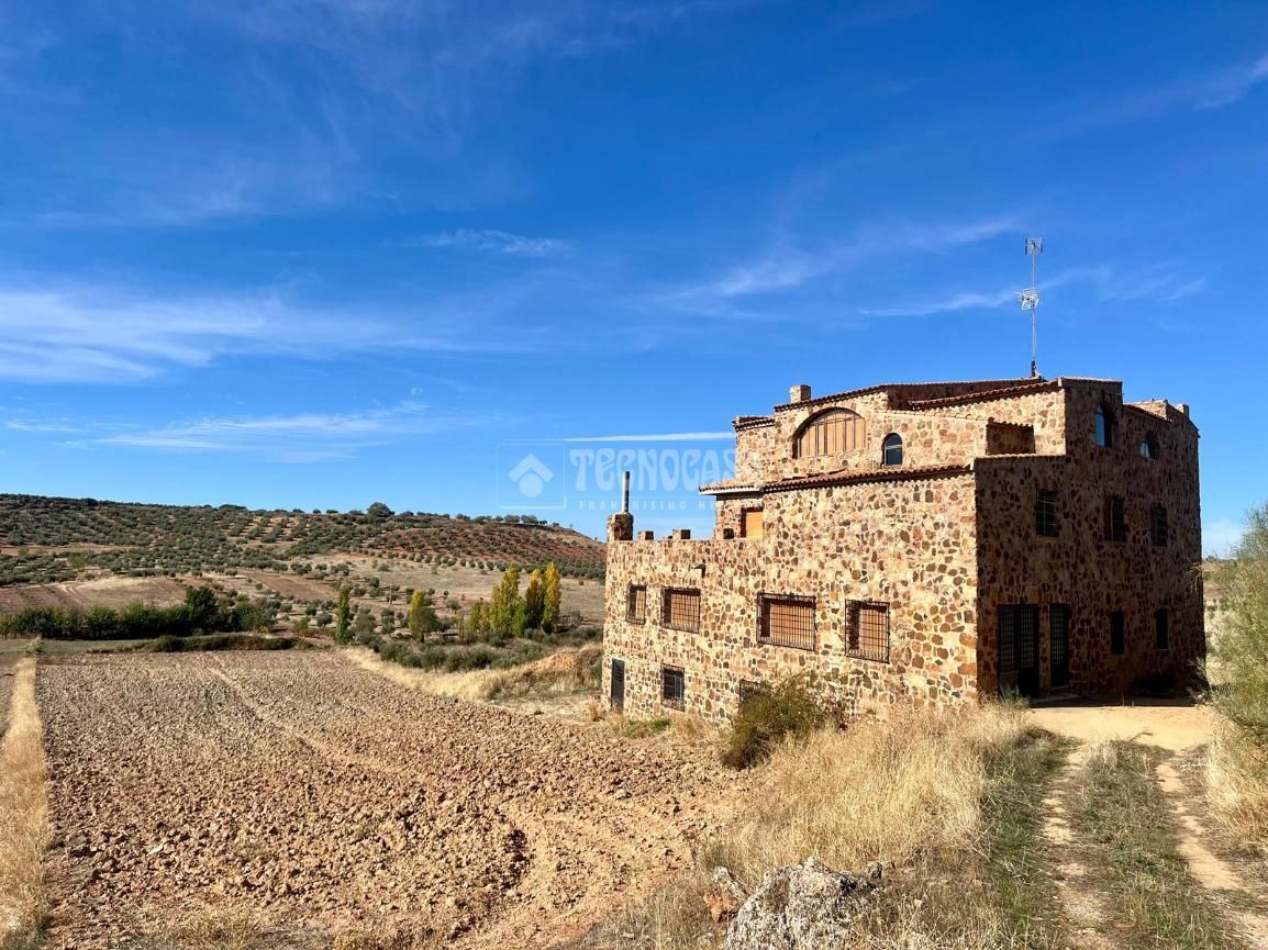 Exterior view of House or chalet for sale in Puebla del Príncipe  with Air Conditioner, Terrace and Balcony