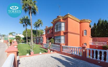 Exterior view of House or chalet for sale in Estepona  with Terrace, Storage room and Swimming Pool