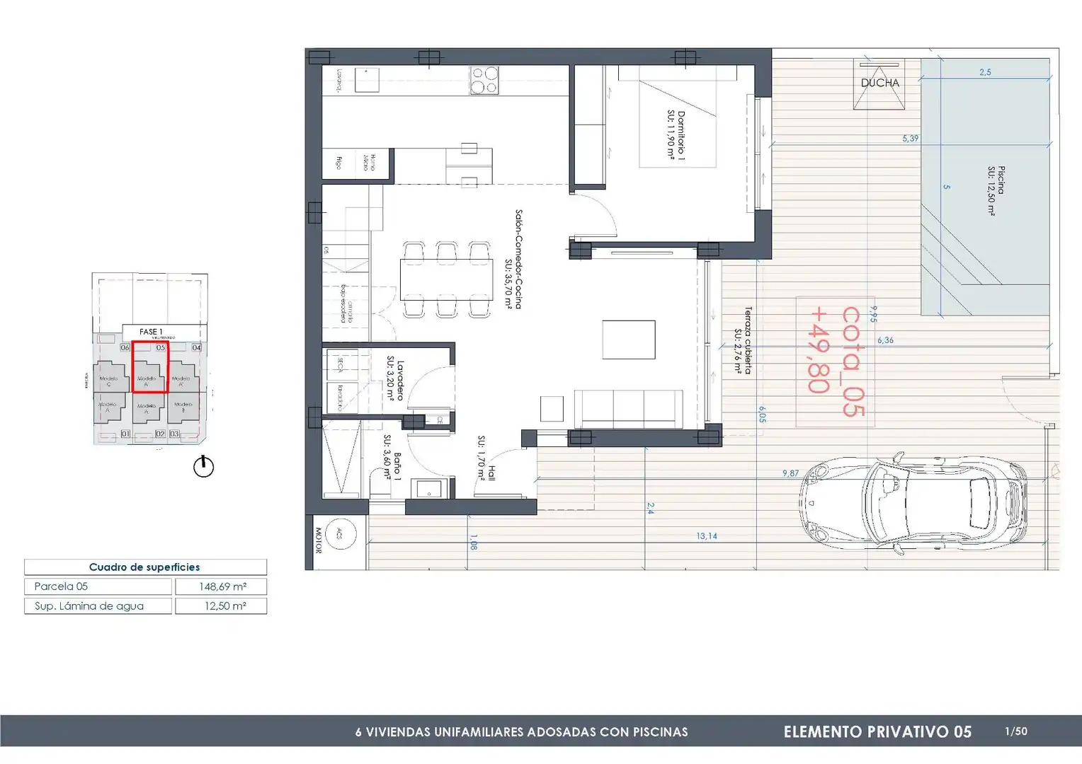 Semi-detached house with pool for sale in Benijófar, imagen 17