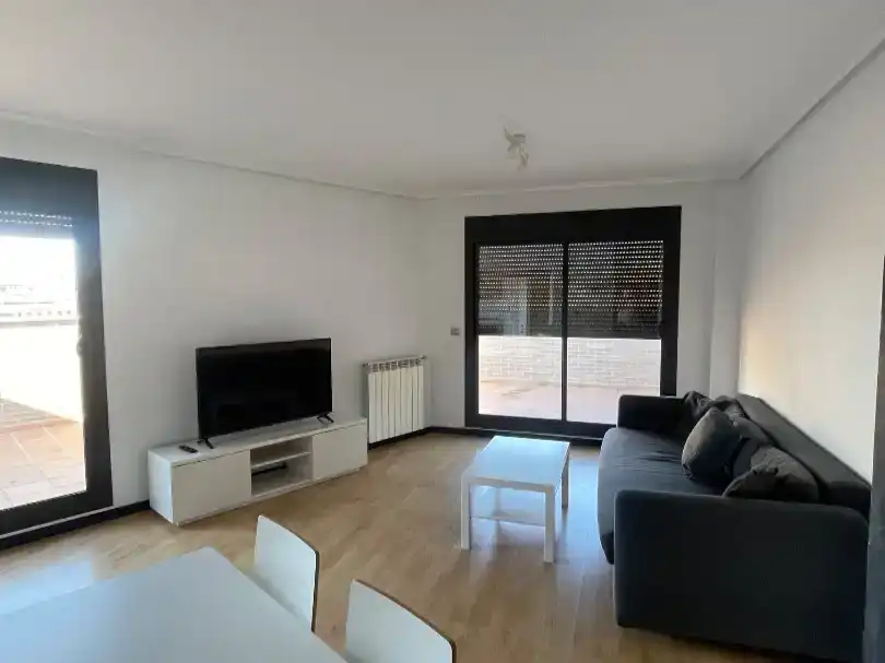 Sala de estar de Piso en venta en Los Olivos