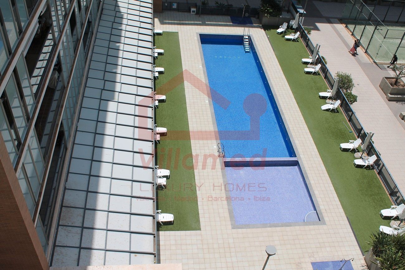 Swimming pool of Flat for sale in Paterna  with Air Conditioner, Terrace and Storage room