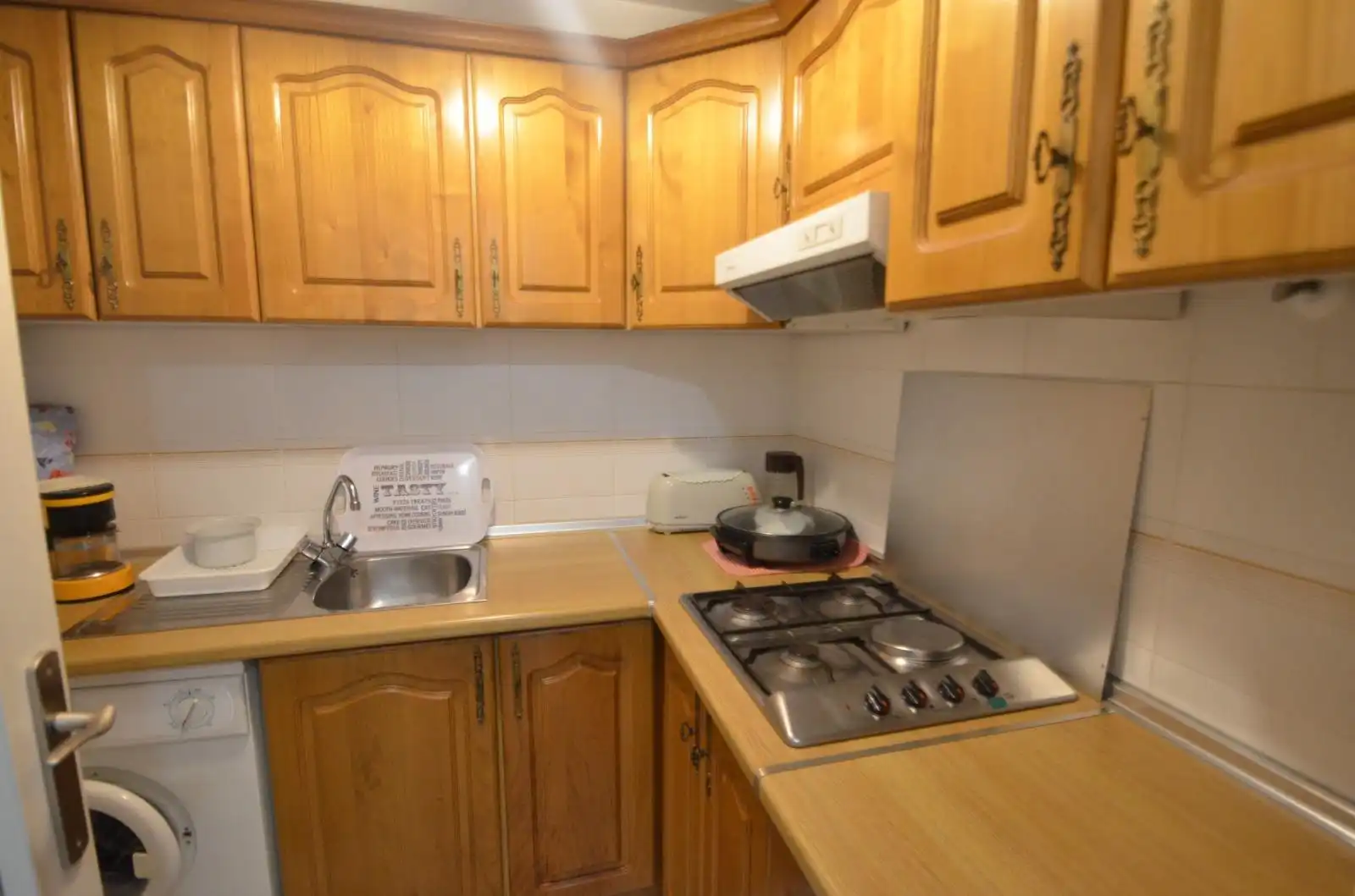 Cocina de Apartamento en venta en Finestrat con Terraza y Amueblado