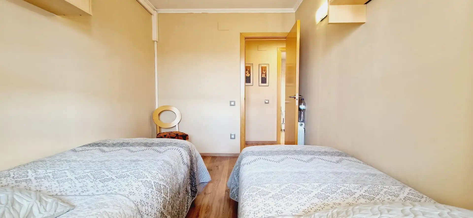 Bedroom of Flat for sale in Cunit  with Air Conditioner, Heating and Terrace
