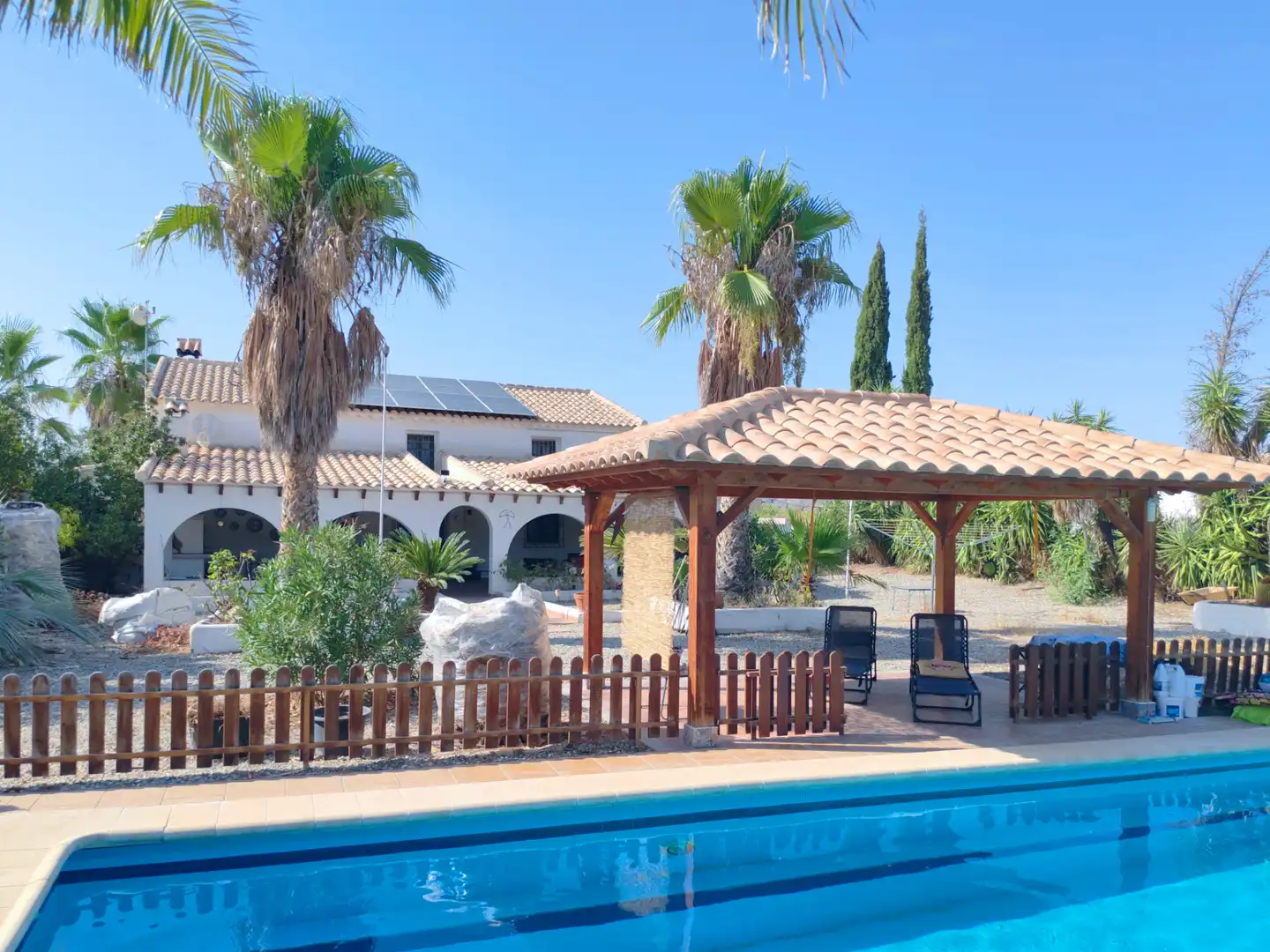 Piscina de Casa o xalet en venda en Huércal-Overa amb Aire condicionat, Calefacció i Jardí privat