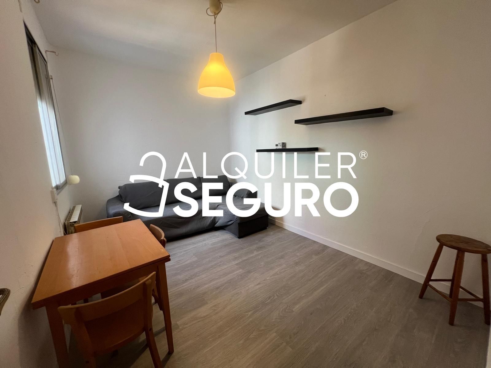Exterior view of Flat to rent in  Madrid Capital  with Heating and Furnished