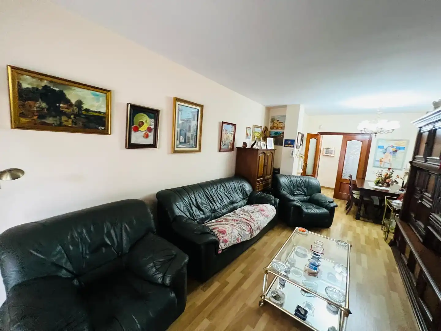 Living room of Apartments for sale in Cunit  with Heating, Parquet flooring and Terrace