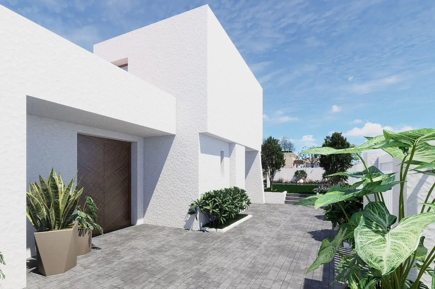 Vista exterior de Casa adosada en venta en Sant Pere de Ribes con Aire acondicionado, Calefacción y Jardín privado