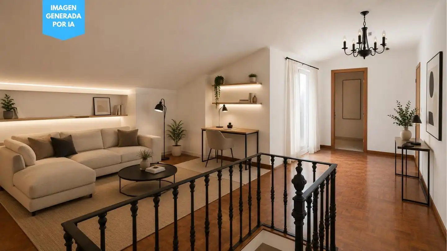 Living room of Flat for sale in Cuenca  with Air Conditioner, Heating and Terrace