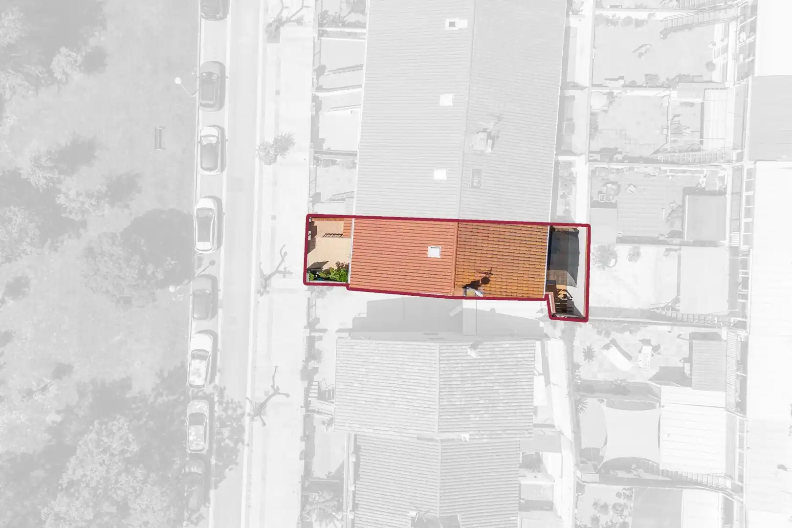 Vista exterior de Casa adosada en venta en Montmeló con Terraza
