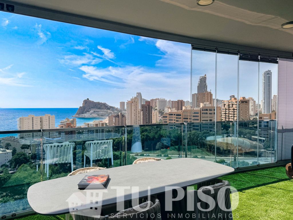 Terrace of Flat for sale in Benidorm  with Air Conditioner, Heating and Private garden