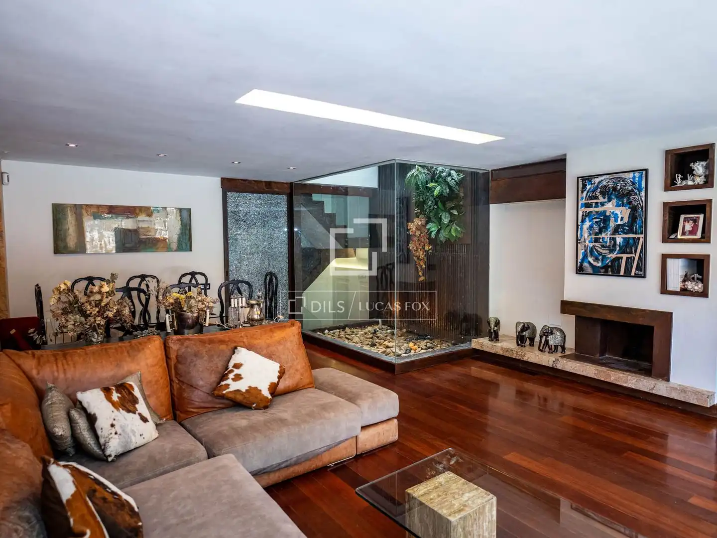 Sala d'estar de Casa o xalet de lloguer en La Moraleja amb Aire condicionat, Calefacció i Jardí privat