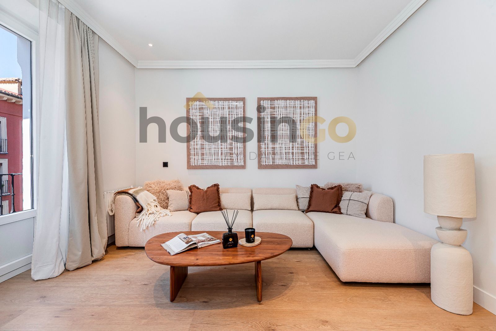 Sala d'estar de Pis en venda en  Madrid Capital amb Aire condicionat, Calefacció i Terrassa