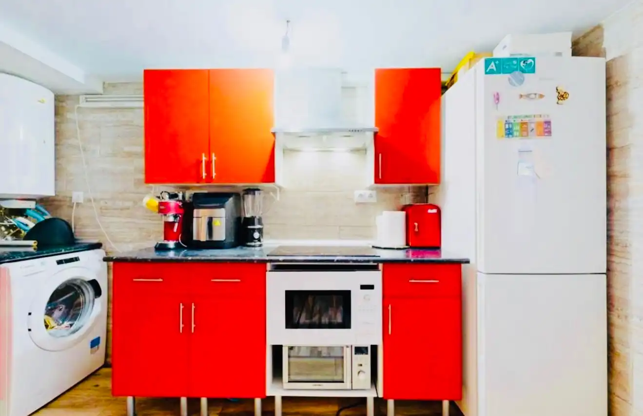 Kitchen of Flat for sale in Oliva  with Air Conditioner, Heating and Terrace
