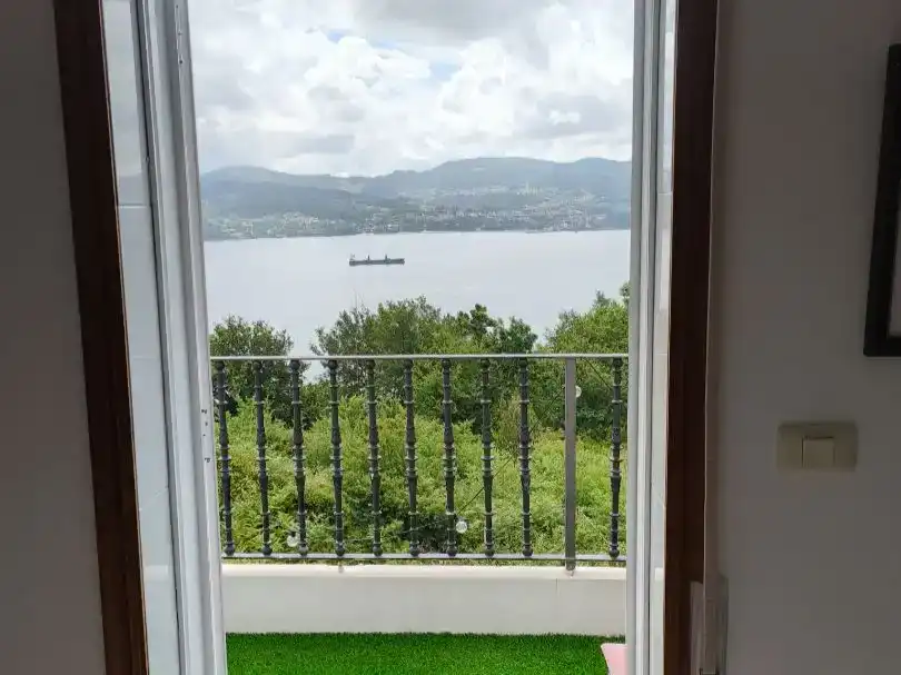 Terrasse von Wohnung zur Miete in Sanxenxo mit Möbliert und Balkon