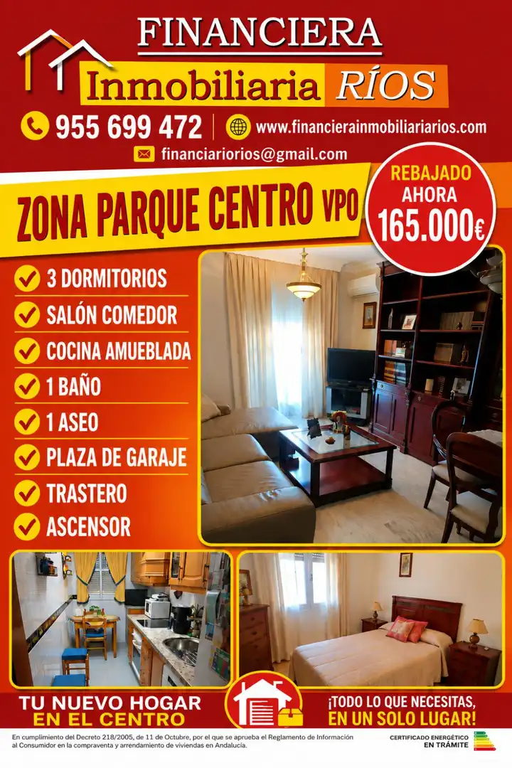 Piso con ascensor en venta en Centro