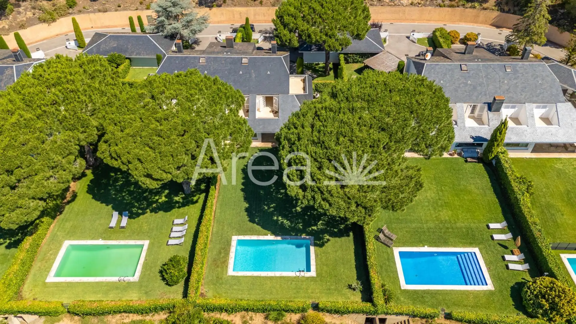 Exterior view of Houses for rent in Sant Andreu de Llavaneres  with Air Conditioner, Heating and Private garden
