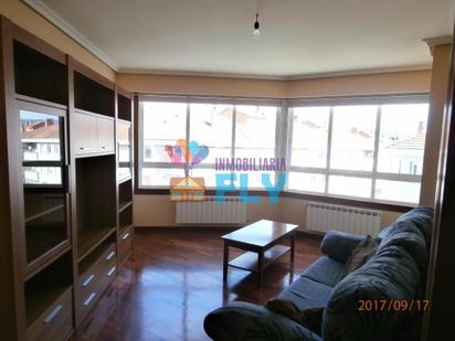 Living room of Flat for sale in Ourense Capital   with Heating, Parquet flooring and Storage room