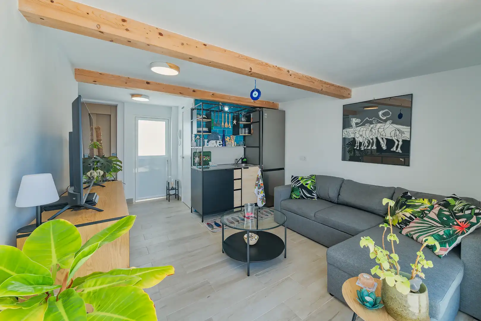 Sala d'estar de Casa o xalet en venda en Agüimes amb Aire condicionat, Terrassa i Traster
