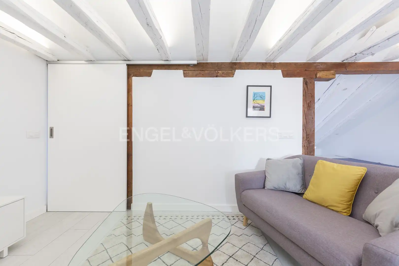 Sala de estar de Piso de alquiler en Madrid con Aire acondicionado, Calefacción y Amueblado