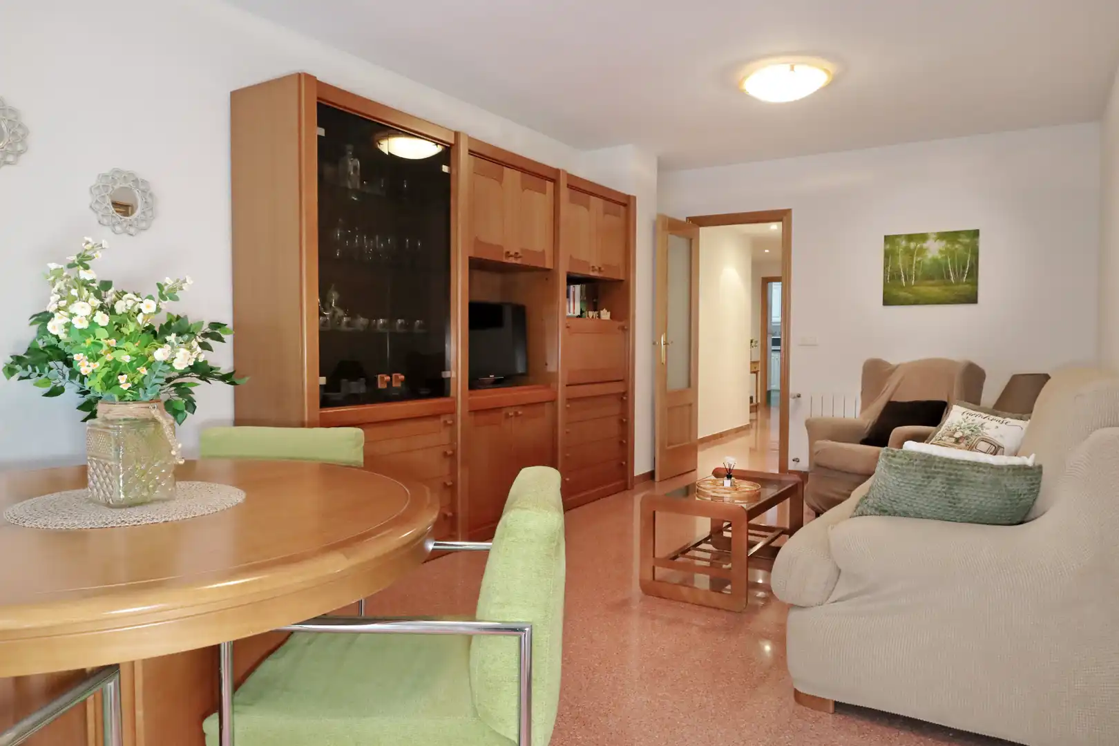 Sala de estar de Piso de alquiler en Jijona / Xixona con Calefacción, Terraza y Amueblado