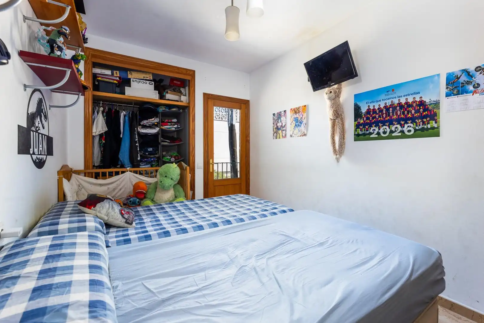 Dormitori de Casa adosada en venda en  Palma de Mallorca amb Aire condicionat, Terrassa i Balcó