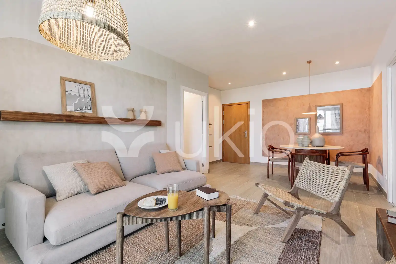 Sala d'estar de Apartament de lloguer en Barcelona amb Aire condicionat, Calefacció i Moblat