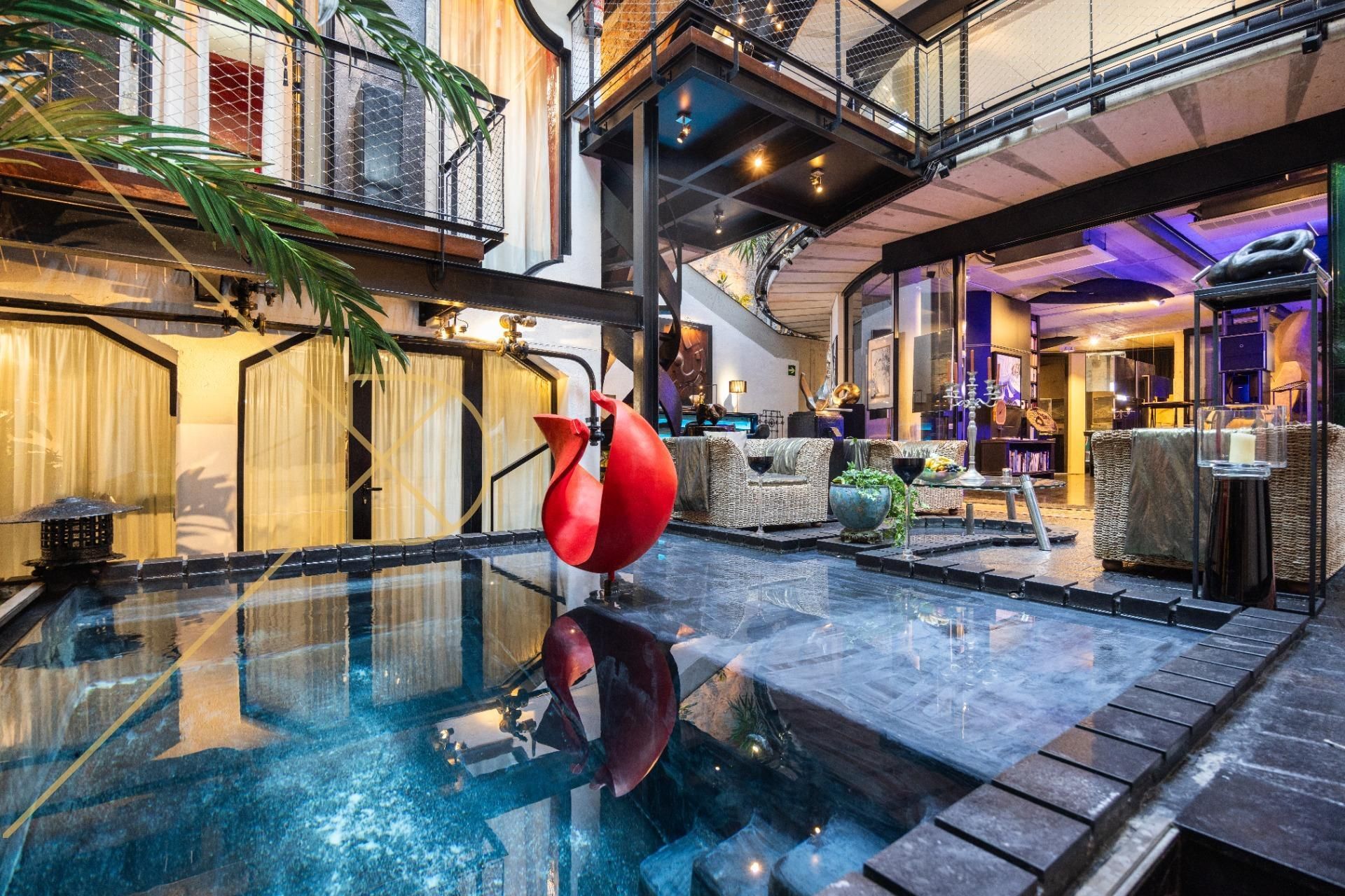 Swimming pool of Loft for sale in  Barcelona Capital  with Air Conditioner, Heating and Terrace