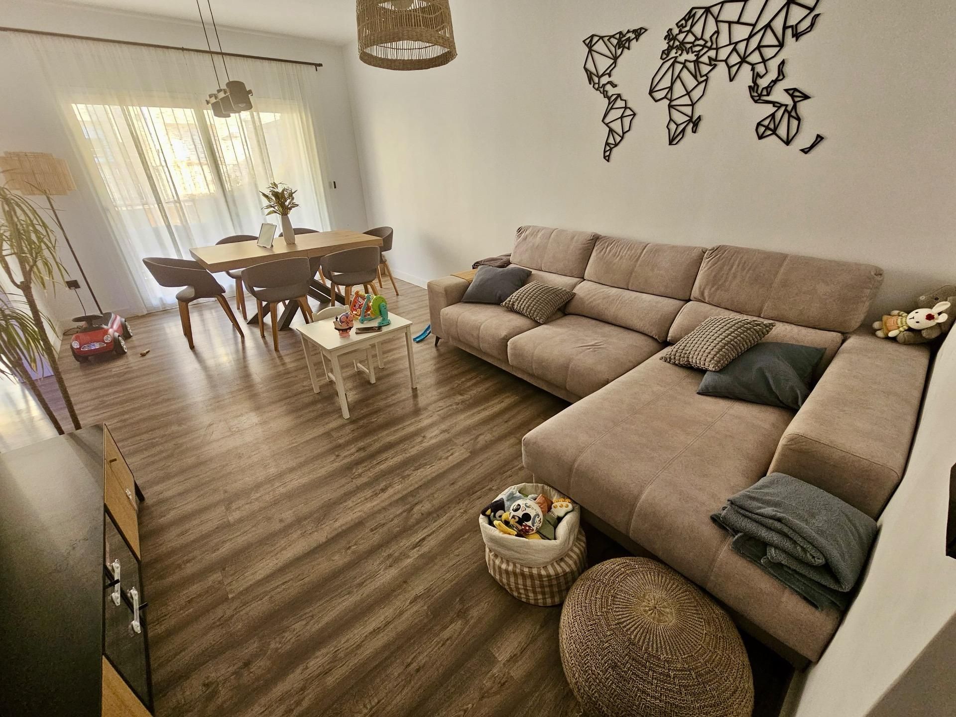 Living room of Flat for sale in Tordera  with Air Conditioner, Heating and Parquet flooring