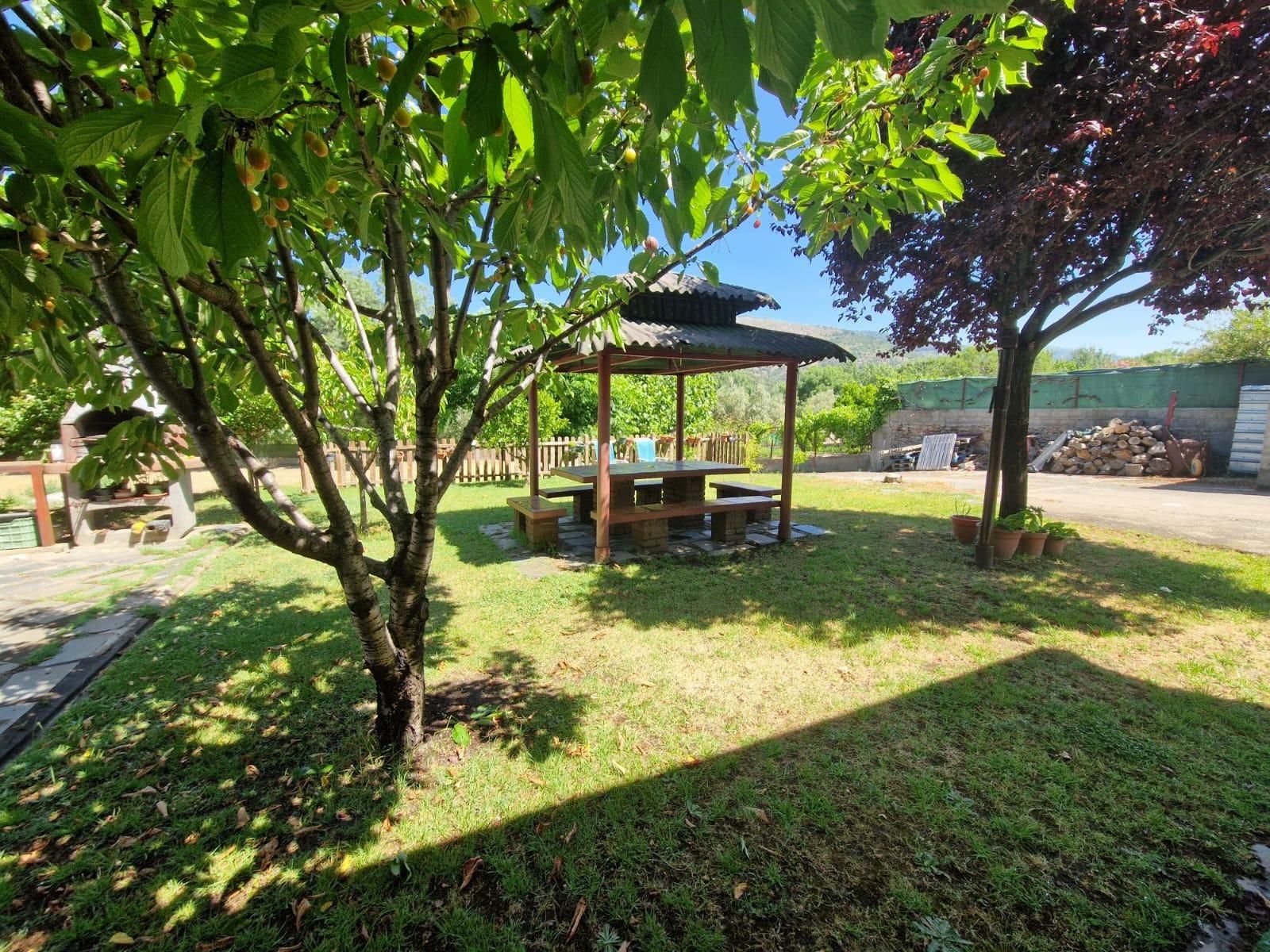 Jardí de Casa o xalet en venda en Casas del Castañar amb Terrassa, Piscina i Balcó