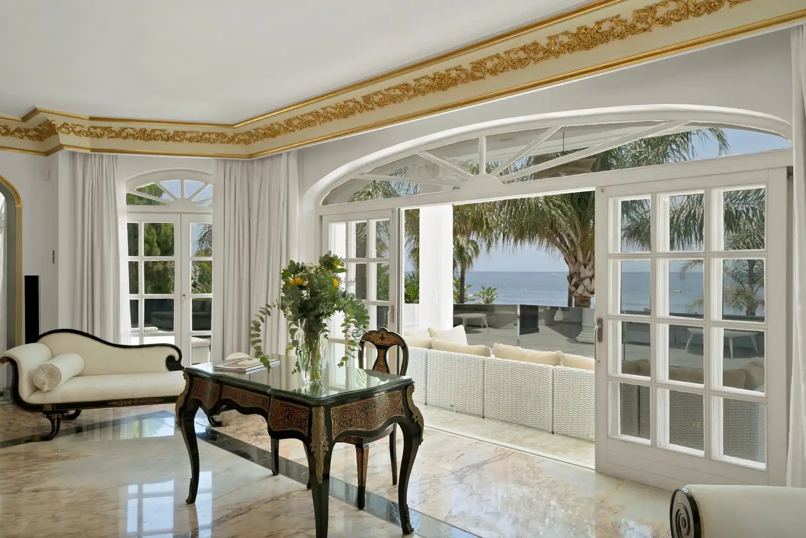 Esszimmer von Haus oder Chalet zur Miete in Marbella mit Heizung, Privatgarten und Terrasse