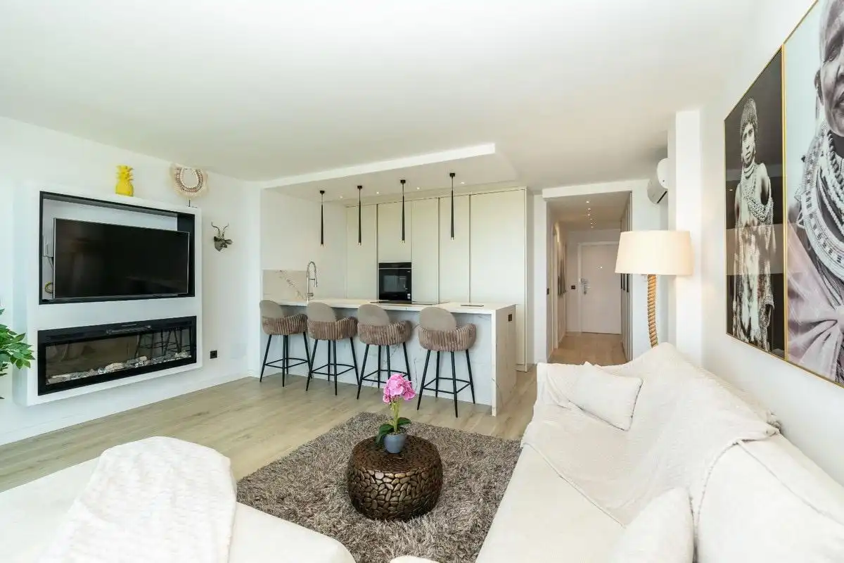 Living room of Flat for sale in Mijas  with Terrace