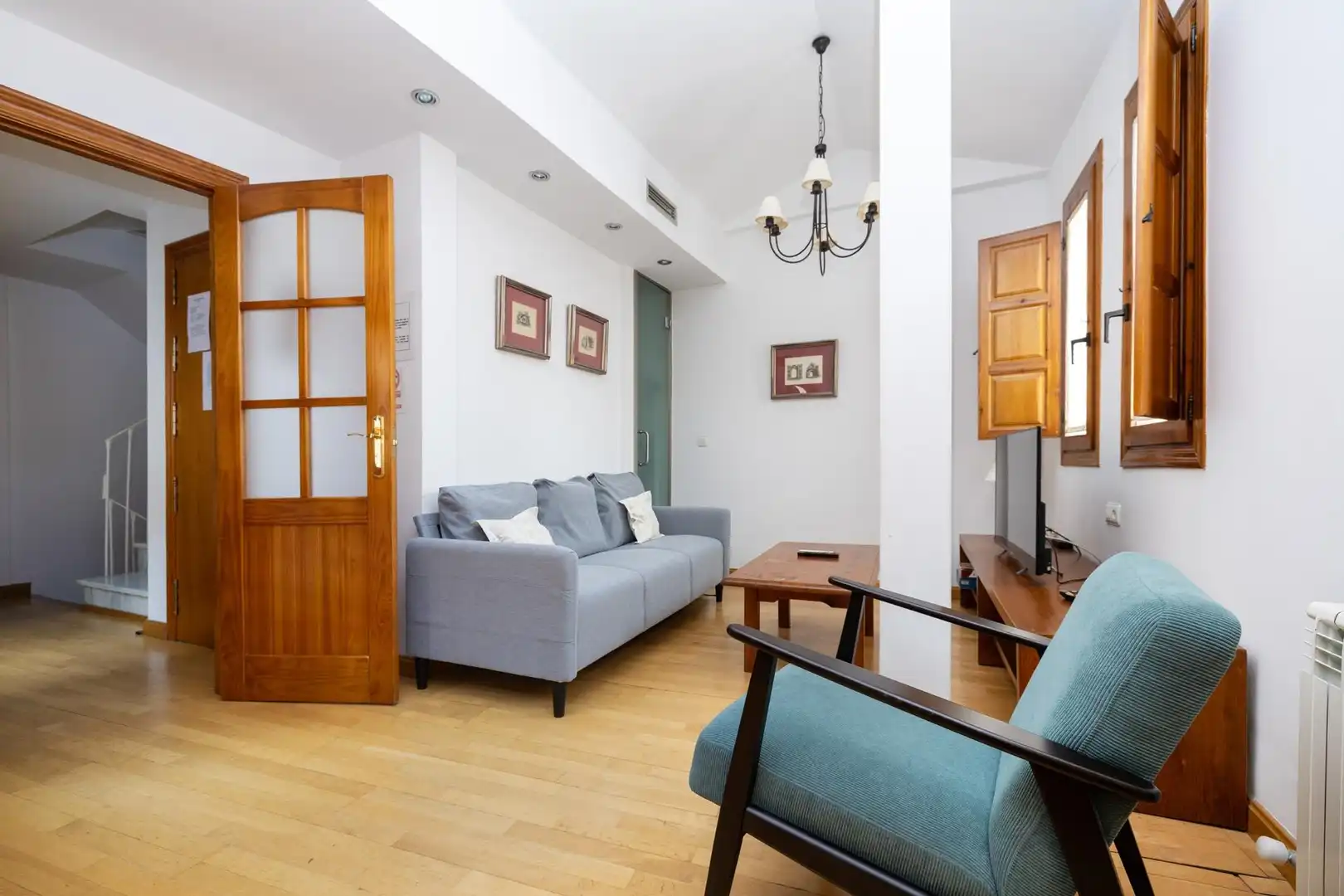 Living room of Attic for sale in Granada  with Air Conditioner, Heating and Terrace