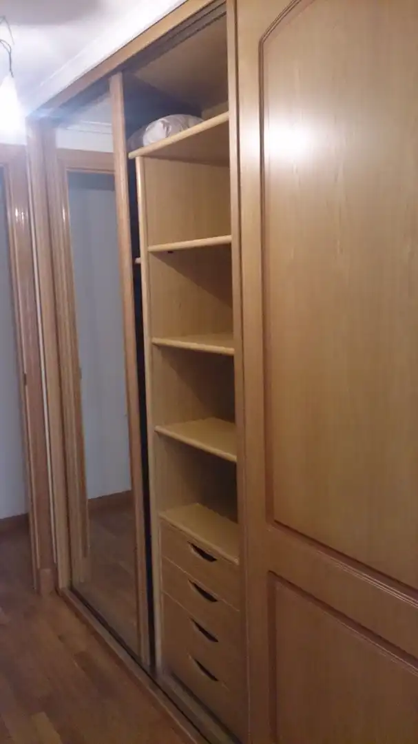 Schlafzimmer von Wohnung zur Miete in Zaragoza mit Klimaanlage, Heizung und Parkett