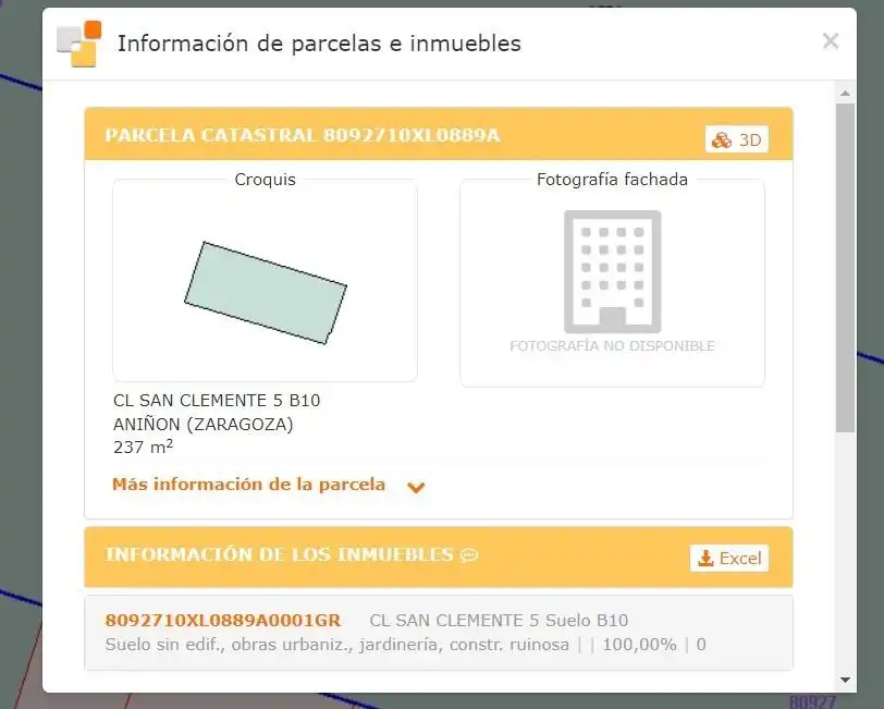 Terrenos y solares en venta en Aniñón, imagen 3