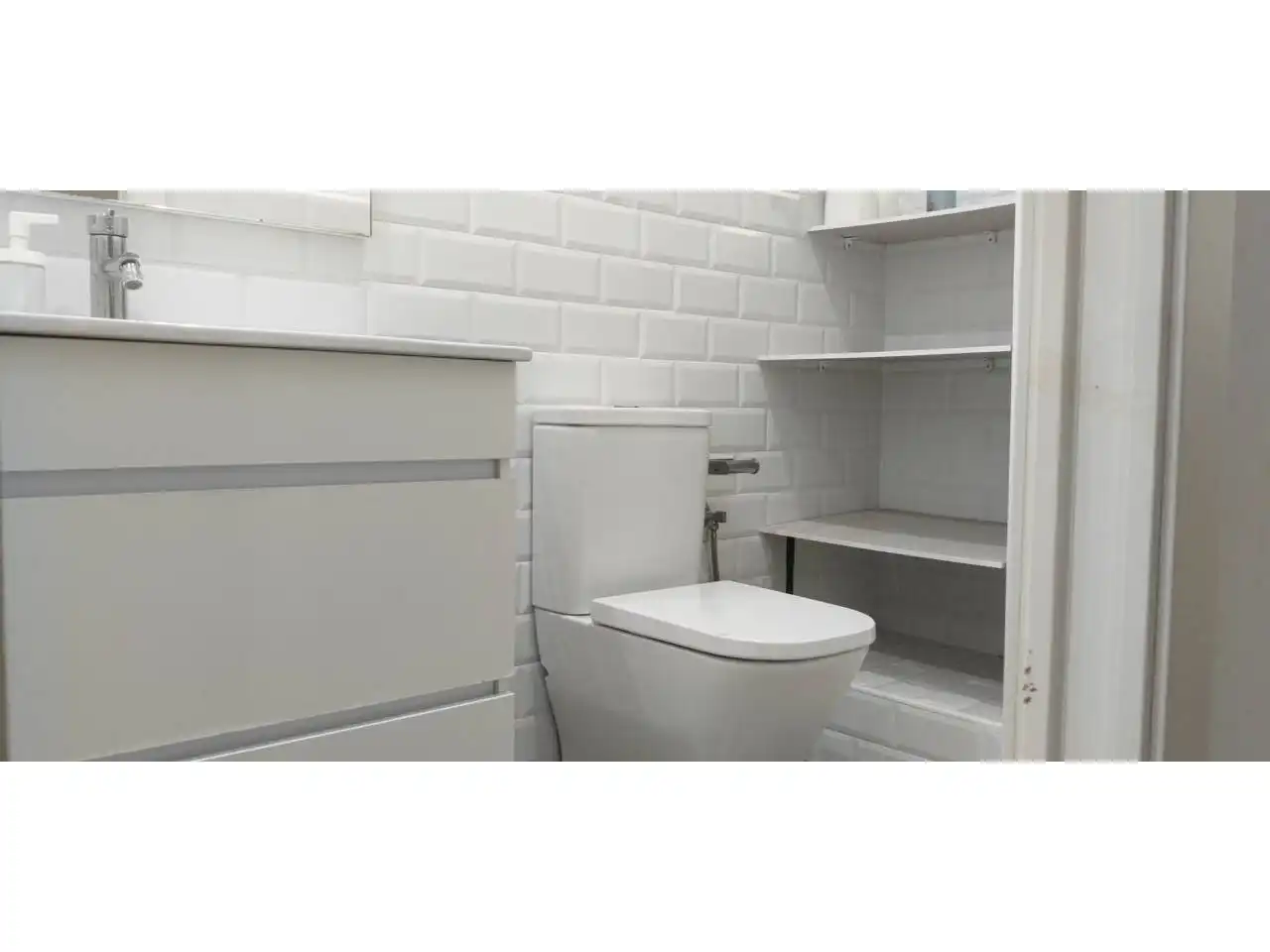 Badezimmer von Loft zur Miete in Valencia mit Klimaanlage und Möbliert